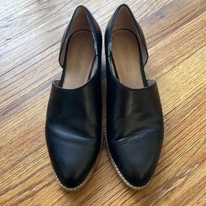 Madewell The Lucie Black Leather Bootie Shoes
